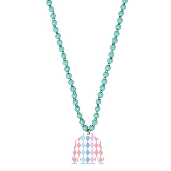 Bright Diamonds Jockey Mint Jennifer Necklace - Picture 1 of 1